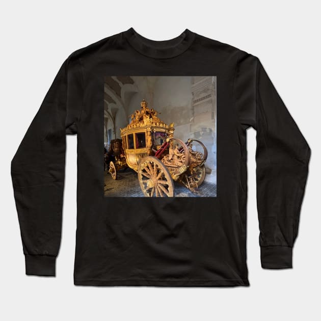 Carriage of the coronation of Charles X Long Sleeve T-Shirt by dreamtravel